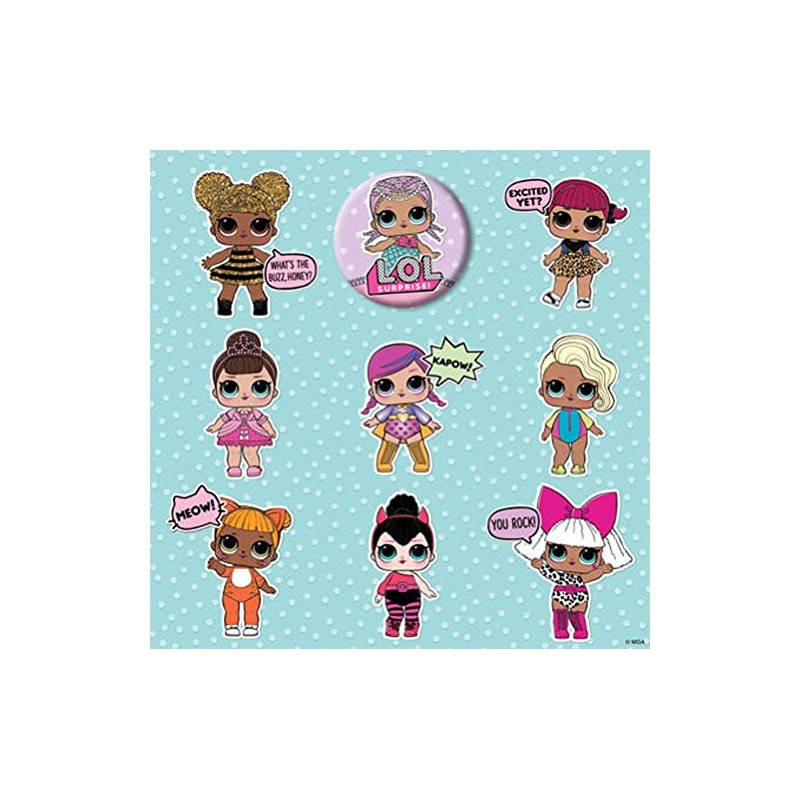 LOL Surprise LO006 "Blank" Birthday Card Multi