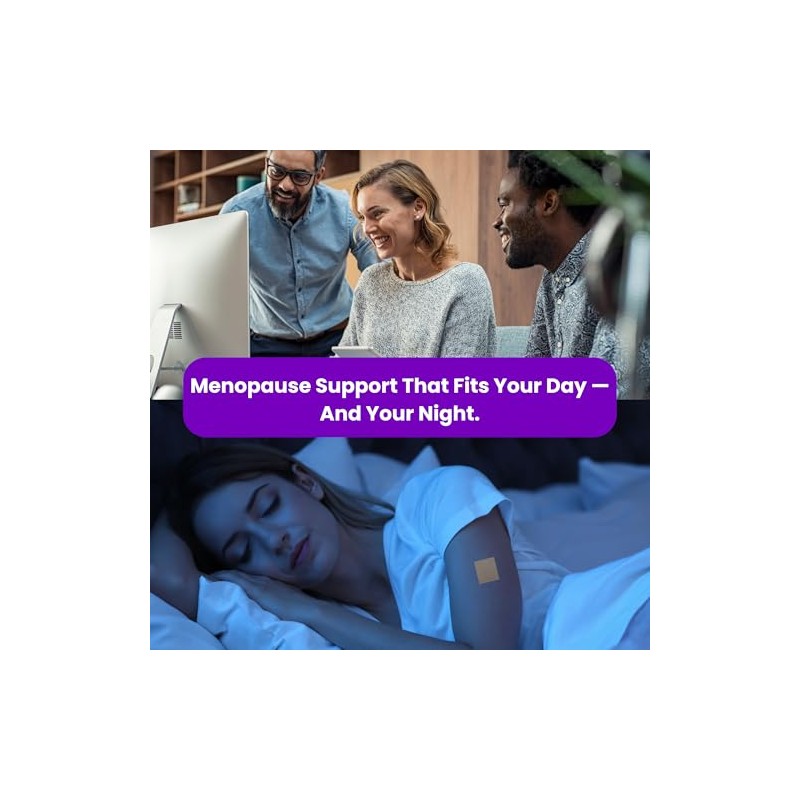 Parche de alivio de la menopausia y la perimenopausia, soporte