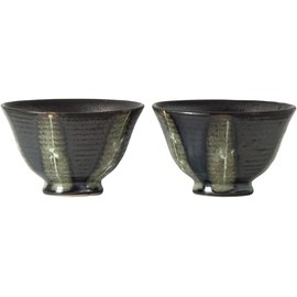 JADE TEMPLE Ceramic Miso Bowls, Pack of 2, Capacity 330 ml - 1 Set