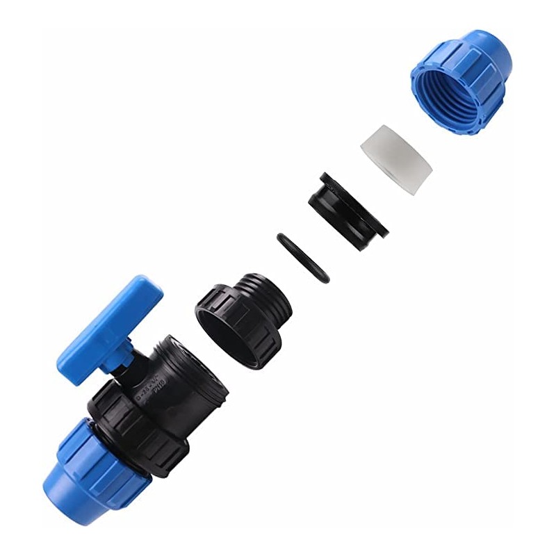 Suinga Ball Valve for PE Pipe 25 mm Plastic Ball