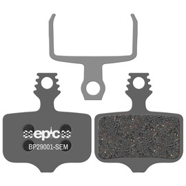 epic Disc Brake Pads for SRAM Rival, RED, Apex, Force, Level T/TL/TLM, XX Brakes | Organic, Semi-Metallic, Sintered, Ceramic, E-Bike Options | Quiet, Durable, High-Performance | 1 Set (Semi-metallic)