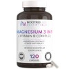 Nootro Essentials Magnesium 3-in-1 Capsules, High Strength Magnesium Supplements with