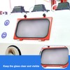 12 Pack Abrasive Blasting Cabinet Lens Cover - Clear Polyester