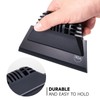 FOSHIO Black Small Squeegee, Non-Slip Handle Rubber PPF Squeegee for