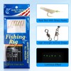Fishing Bait Rigs Set,12 Packs Surf Fishing Rigs Saltwater Fishing