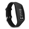 SFW Pedometer Wrist Digital Watch Black