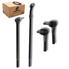 4pc DS1017 DS1018 ES2077RT ES2078LT Steering Suspension Kit Replacement fits Ford F-150 1980-1996 fits Ford Bronco 1980-1996 fits Ford F-250 1980-1997 fits Ford F-350 1980-1997