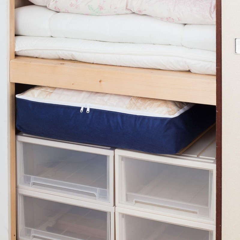 Astro 131-28 Duvet Storage Bag, For Single, Navy, Non-woven Fabric,