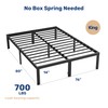 Simple Deluxe King Size Bed Frame, 14 Inch Platform Bed