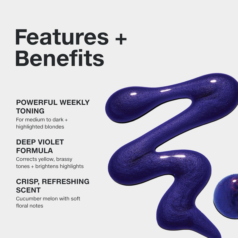Paul Mitchell Platinum Plus Deep Violet Shampoo, Banishes Brass +