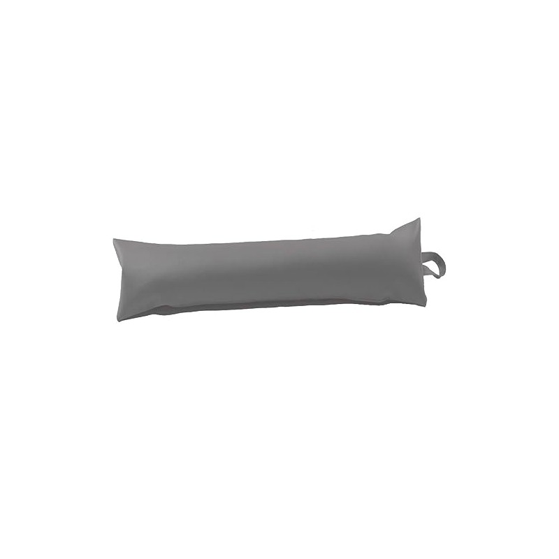 Classic Home Store Grey Leatherette Draught Excluder Faux Leather Boat