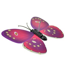 FiveSeasonStuff® 24 Pcs 3D Butterfly Collection for Flower/Floral Arrangements/Garden Decoration (Mixed Butterflies with Metal Wire for Garden & Flower Arrangements)