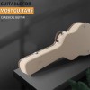 efunmodern 39" Classical Guitar Hard Case Microgroove Flat Beige Portable