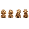BRABUD Fengshui Resin See no Evil Hear no Evil Speak