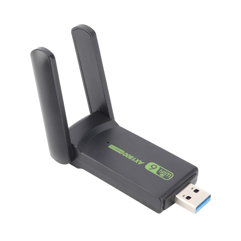 WiFi 6 Adapter USB3.0 2.4GHZ to 5.0GHZ AX1800Mbps MU MIMO