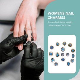 Baluue 2sets Retro Nail Charms Decorative Ornaments of Mixed Designs for Nails for Stunning Manicures Material for Artistic Touch