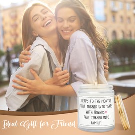 Friendship Gifts for Women, Best Friend Birthday Gifts for Women - Lavender Scented Candles, Bestie Gift, Ideas Friendship Gift for Women, Men, Friends, Sister, Classmate