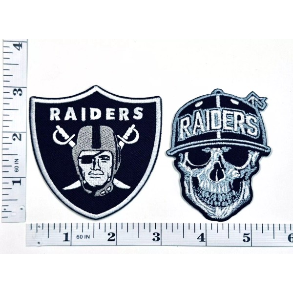 Embroidered Patch Set - Las Vegas Raiders - Football -