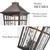 Darkaway Outdoor Post Lights Lamp Post Light Fixture, Waterproof Aluminum