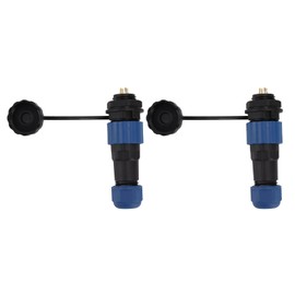 2Pcs SD16 IP68 Waterproof Aviation Connector SD16 Female Plug Male Socket G3/8 Thread SD16 4Pin Rear Nut
