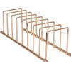 FitWell Kitchen Bakeware Organizer,Plate Racks,Rack for Plastic Lids,Cutting Boards,Cookie Sheets,Pots