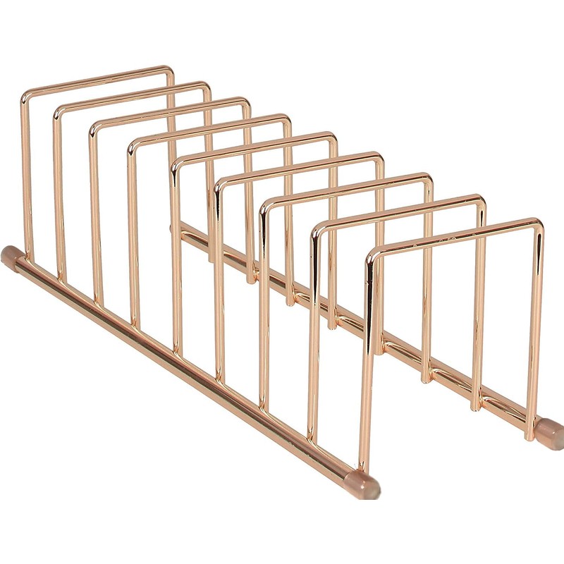 FitWell Kitchen Bakeware Organizer,Plate Racks,Rack for Plastic Lids,Cutting Boards,Cookie Sheets,Pots