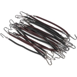 Accesorio para Soportes de Caballo con Gancho para el Cabello, Lazos Elásticos para Cabello Largo y Esponjoso y Rizado Diferentes Estilos, 20 Ganchos de Goma