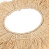 Raffia Wall Decor Portable Textured Appearance Wall Hanging Environmental Friendly