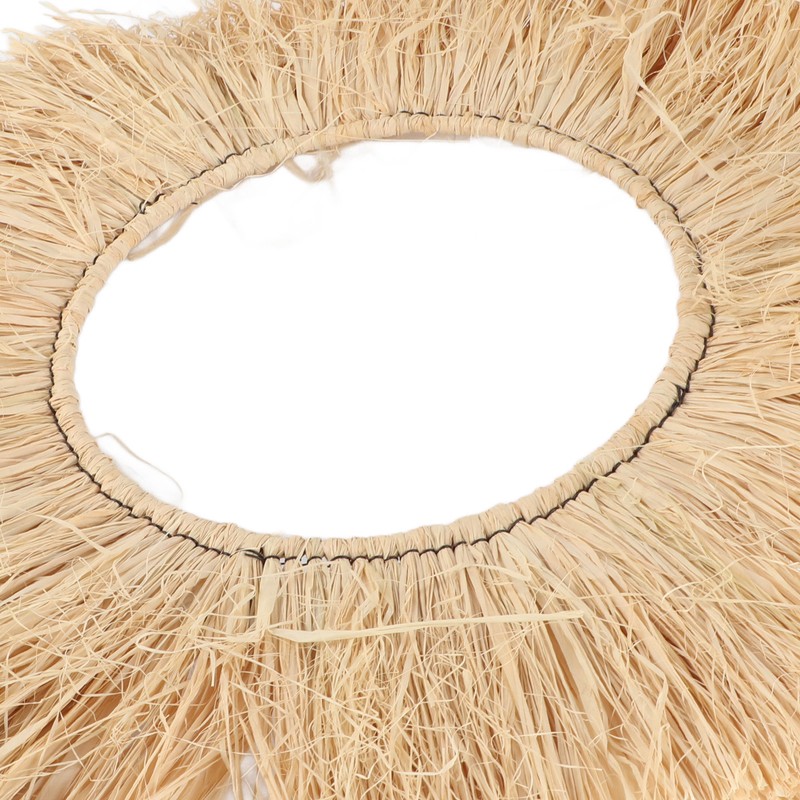 Raffia Wall Decor Portable Textured Appearance Wall Hanging Environmental Friendly