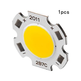 Othmro 7W LED Chip Bulb Super Bright High Power 110lm 4200K Aluminum LED Bulb Surface Mounted Devices Light Beads Floodlight for Camper Light Bulb Home Reading Light Marine Lamps 19 * 19mm(L*W)