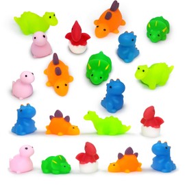 9 Pcs Dinosaur Mochi Squishy Toys, Kawaii Squishies, Party Favors for Kids, Squishy Dinosaur Sensory Toys, Mini Stress Ball Fidget Toys Bulk for Kids Prizes, Easter Basket Stuffers, Birthday