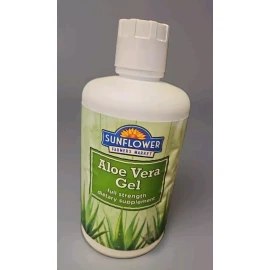 Sunflower Farmers Market Aloe Vera Gel, 32 fl oz (960 ml) Full Strength Dietary Supplement