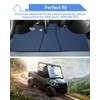 SLORIMOD Front Floor Mat Set for Kawasaki Mule PRO DX