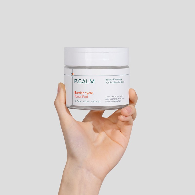 P.CALM Barrier Cycle Toner Pad 60P (+Refill 60P) - P.CALM