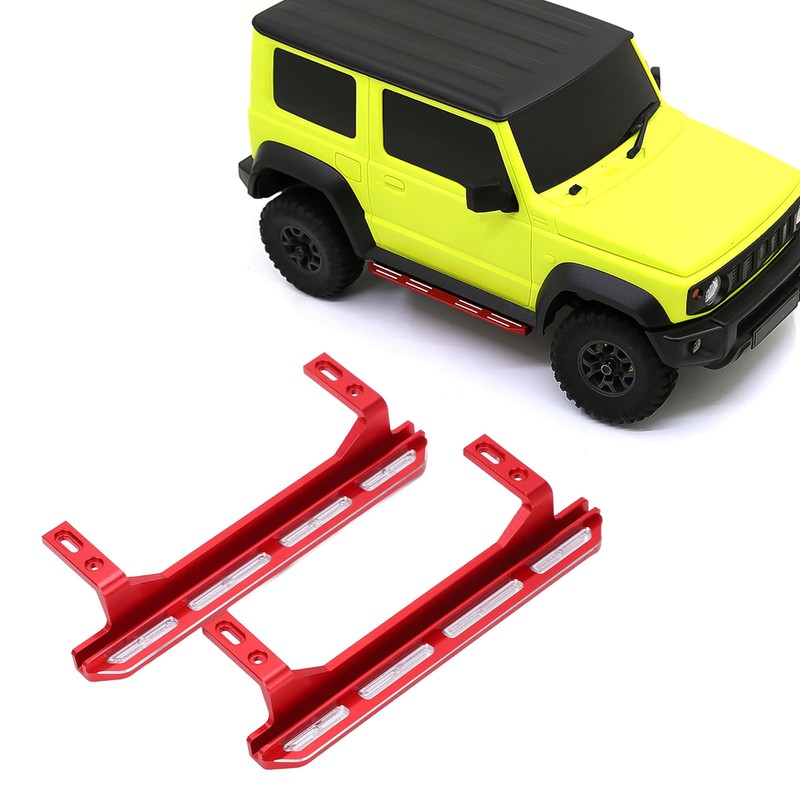 1Pack RC Side Pedal Metal Simulation Step Plate Running Board