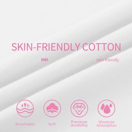 5 Pack Girls/Toddlers Cotton T-Shirts Crewneck Short Sleeve Summer Tops Kids Clothes Tees（2T-14Y） White