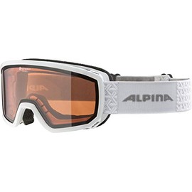 ALPINA Scarabeo S QH Ski Goggles, Unisex, A7260, White, One Size