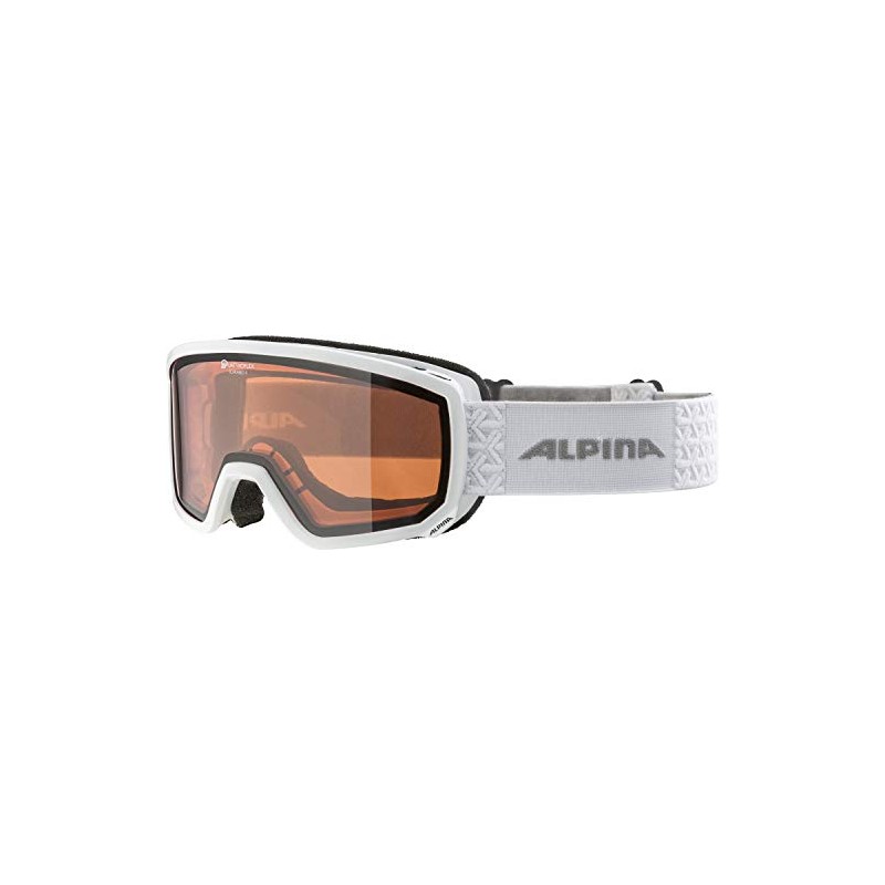 ALPINA Scarabeo S QH Ski Goggles, Unisex, A7260, White, One