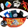 Red Superhero Fanny Pack, Hands Free Crossbody Bag for Boys