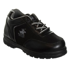 Beverly Hills Boys Low Top Outdoor Hiker Shoes (Toddler-Big Kid), Black, 13 Little