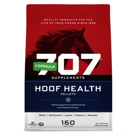 Formula 707 Hoof Health Equine Supplement, 10lb Bag - 160 Servings – Biotin, Amino Acids, and Minerals to Improve and Support Healthy Horse Hooves