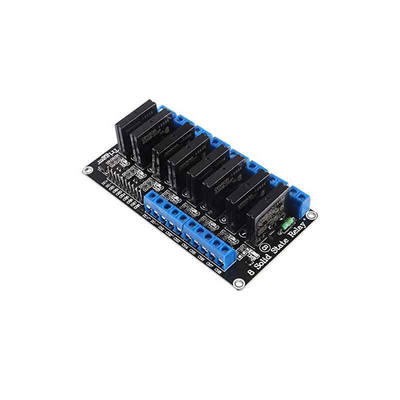 AITRIP 1PCS 8 Channel 5V Solid State Relay Module Board