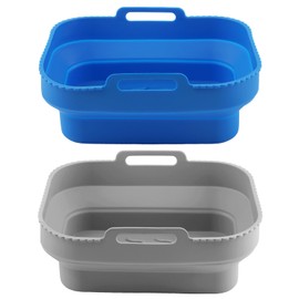 Serveyou Silicone Blackstone Grease Cup Liners,Blackstone Drip Pan Liners,Reusable Foldable Grill Drip Pan Liners,Reusable Griddle Grease Catcher