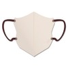 Advanced 3D Non-woven Fabric Mask, Light Weight Color Loop, Beige
