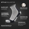 Socks Daze Men's Quarter Merino Wool Hiking Cycling Socks Women's