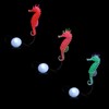 Pxiryanlow Red Aquarium Decor Luminous Artificial Soft Seahorse Hippocampus Fish