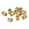 sourcing map knurled Insert Nuts, 60Pcs M5 x 8mm L