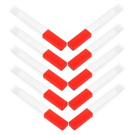 CAXUSD 10pcs Thermometer Storage Holder Reusable Tubes for Thermometer Protection Portable Plastic Storage Tubes with Caps for Travel and Home Use for Organizing and Tools