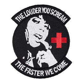 The Louder You Scream Patch, Nursing & Medical Patches