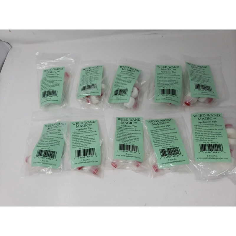Lot Of 10 Weed Wand Magic Aplicator Tips By T.Rose